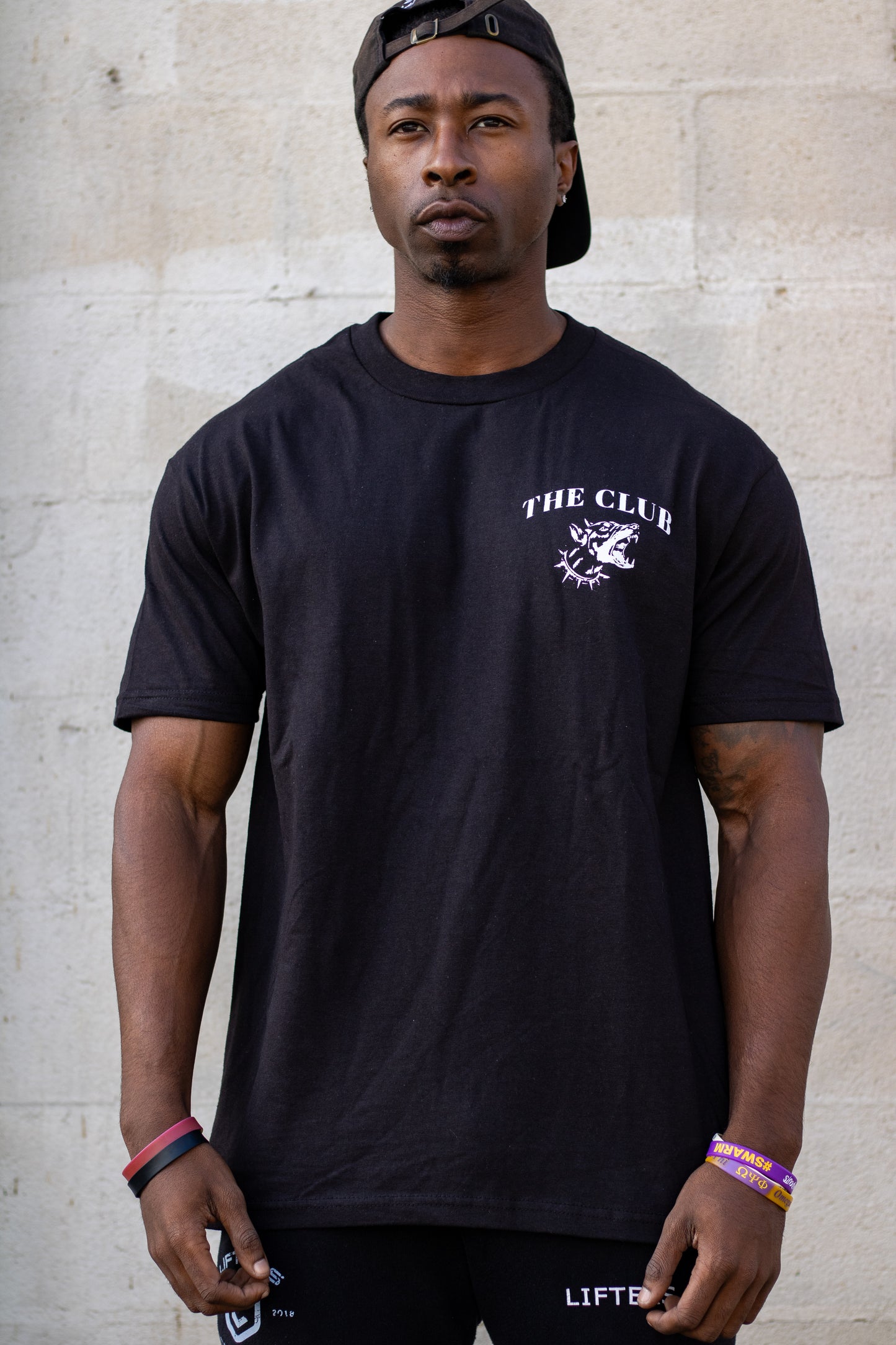 Black The Club Tee