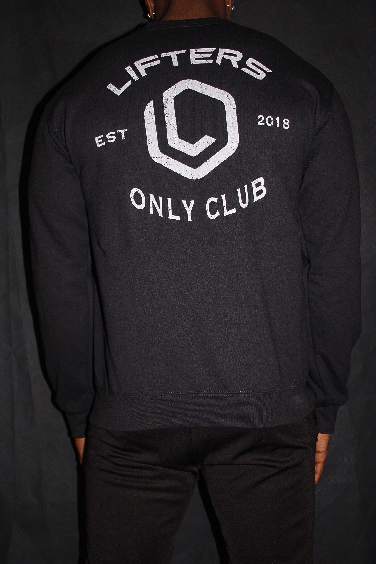 Black Icon Crewneck