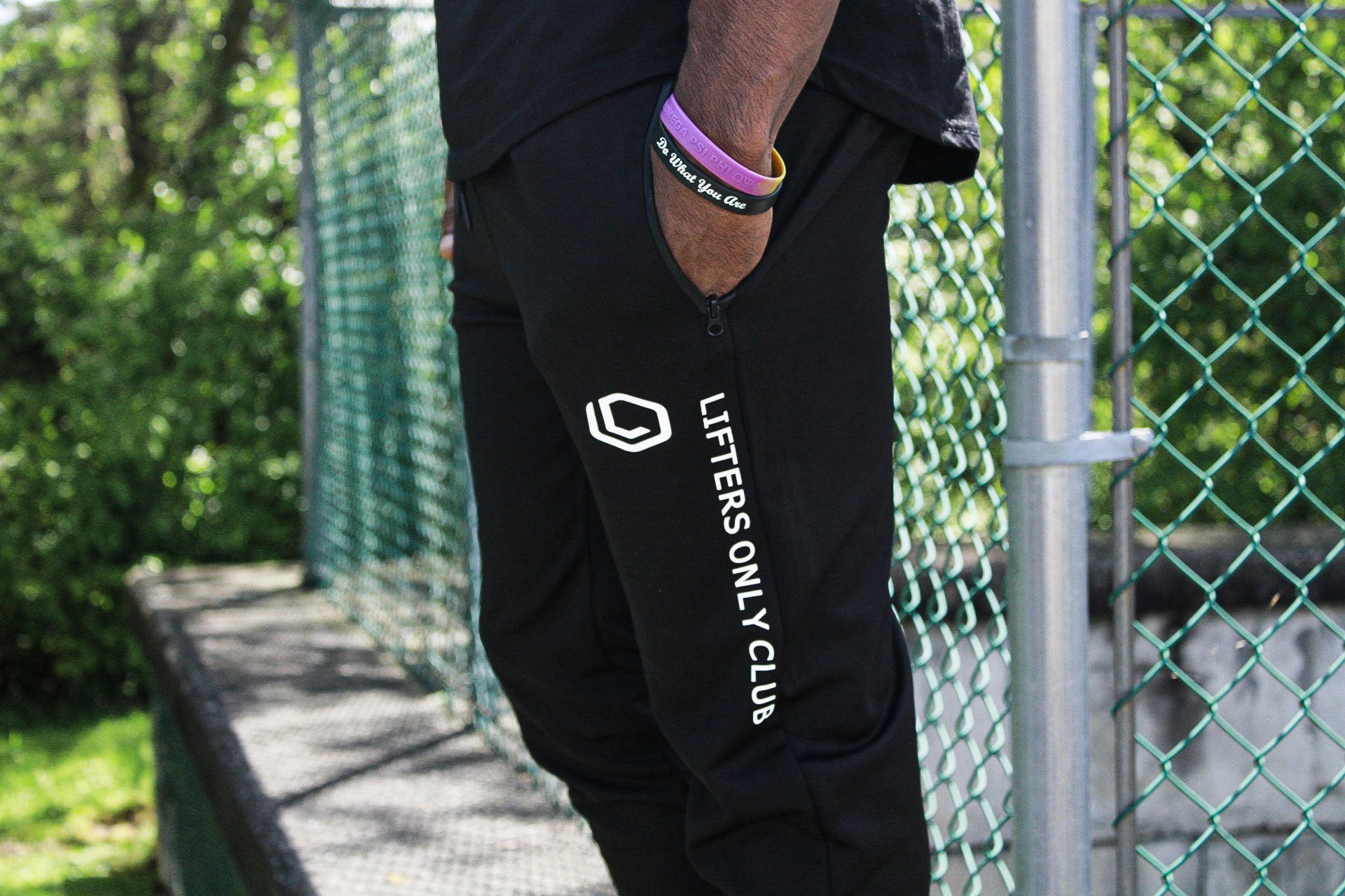 v2 Black Joggers