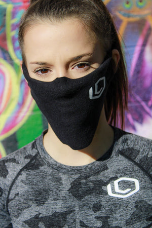 Logo Black Face Mask