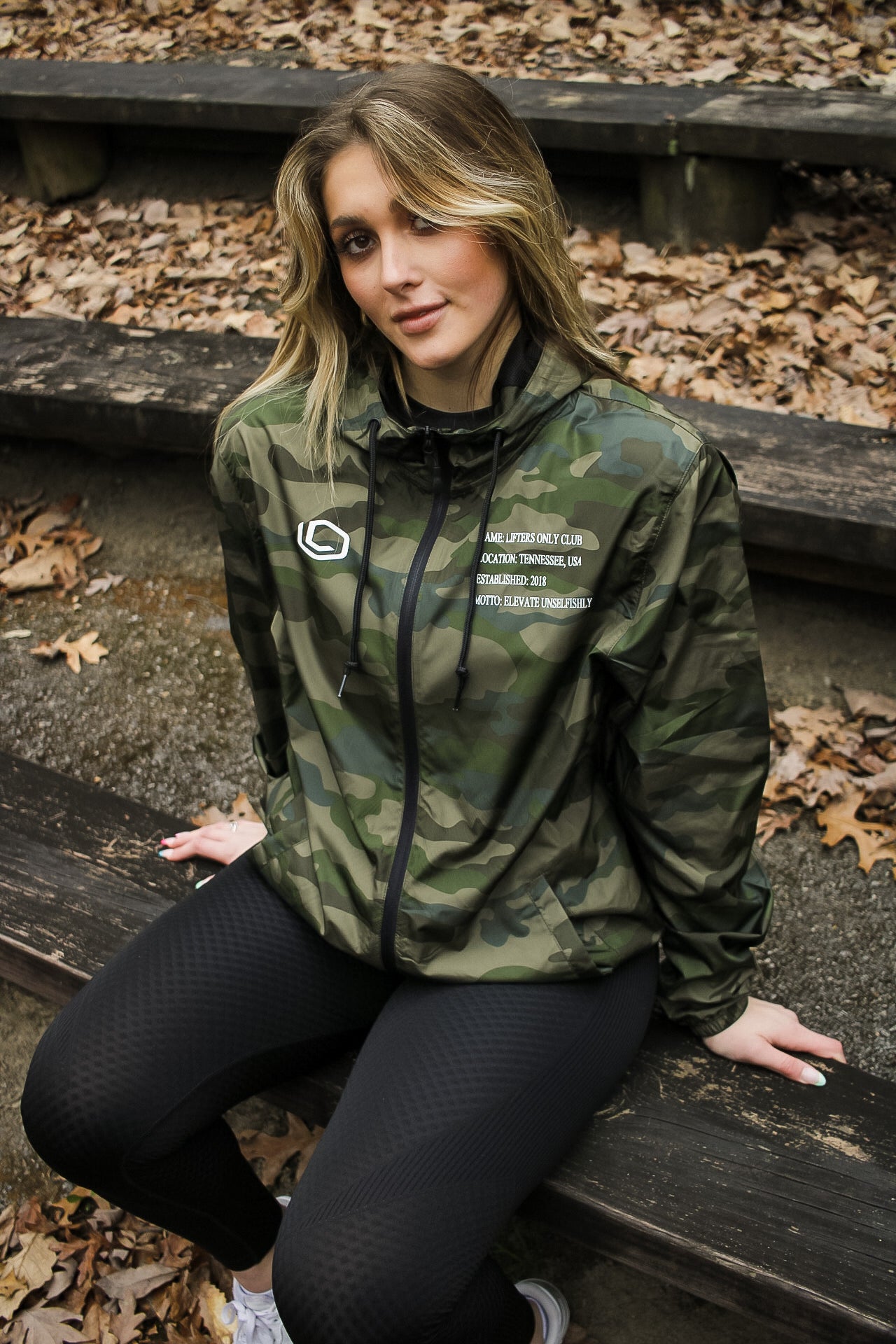 Camo Identity Windbreaker